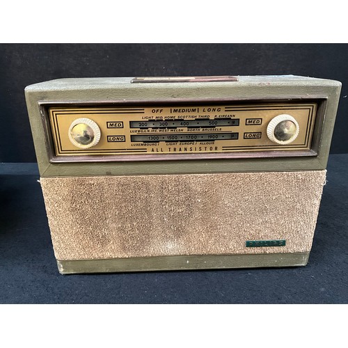 70 - FOUR VINTAGE RADIOS TO INCLUDE STELLA PHILLIPS GRUNDIG COSSOR