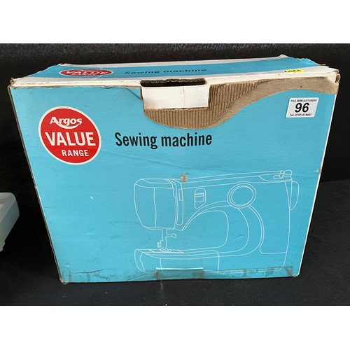 96 - ARGOS VALUE SEWING MACHINE IN ORIGINAL BOX