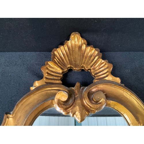 101 - ORNATE GILT FRAMED WALL MIRROR