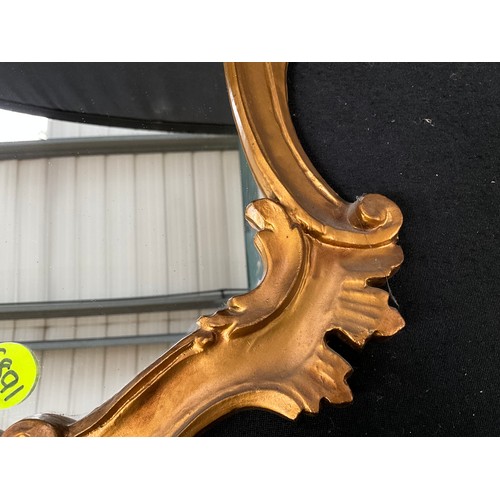 101 - ORNATE GILT FRAMED WALL MIRROR