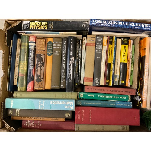 123 - A BOX OF HARDBACK AND PAPERBACK BOOKS