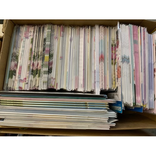 130 - THIRTEEN BOXES OF NEW BIRTHDAY AND GREETING CARDS TO INCLUDE BADGES ETC