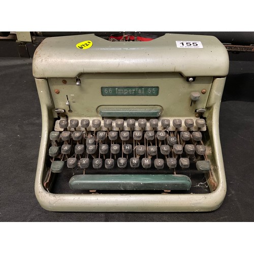 155 - A VINTAGE IMPERIAL TYPEWRITER A/F