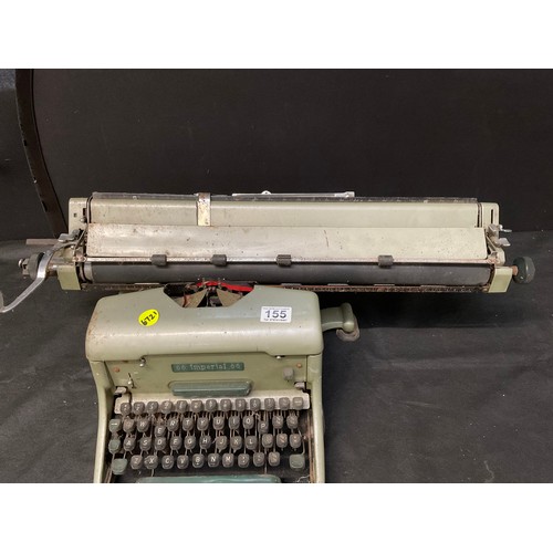 155 - A VINTAGE IMPERIAL TYPEWRITER A/F