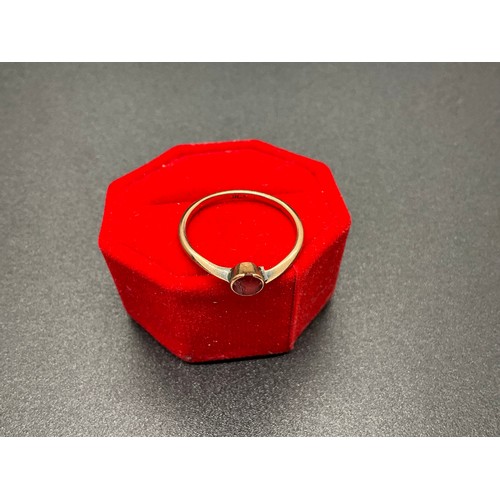 229 - 2 HALLMARKED 9CT GOLD RINGS W 3.2G