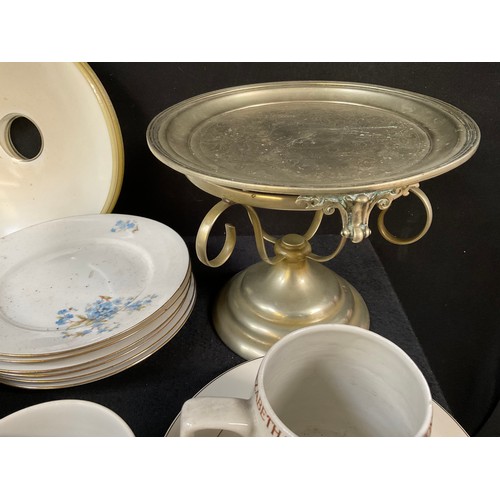 250 - 2 BOXES OF GLASS AND CHINA TEA SETS ETC