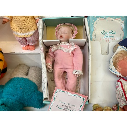 251 - BOX OF DOLLS ETC