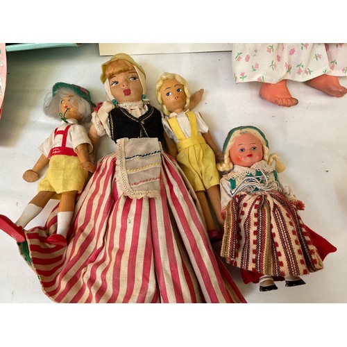 251 - BOX OF DOLLS ETC