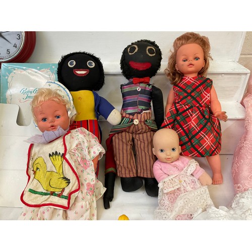 251 - BOX OF DOLLS ETC