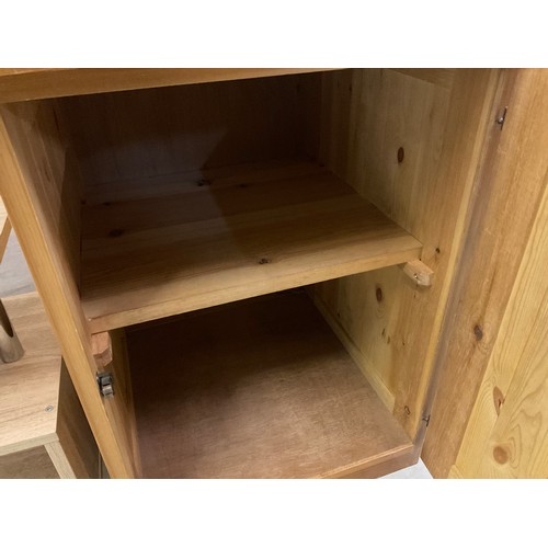 322 - MODERN PINE CABINET H28