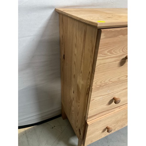 327 - MODERN PINE 3 DRAWER CHEST H36