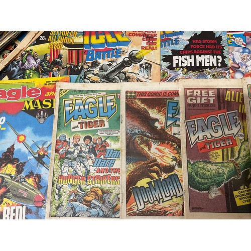 10 - BOX OF VINTAGE EAGLE COMICS (97)