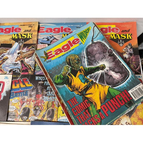 10 - BOX OF VINTAGE EAGLE COMICS (97)