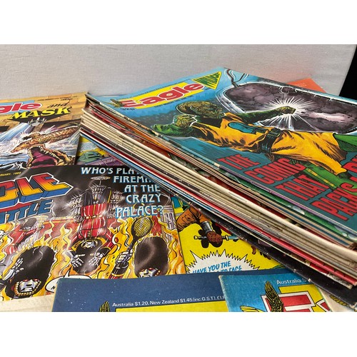 10 - BOX OF VINTAGE EAGLE COMICS (97)