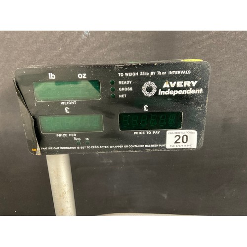 20 - ELECTRIC AVERY SHOP SCALES