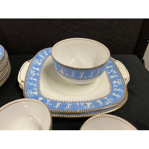 38 - BOX OF CHINA TO INCLUDE ROYAL ALBERT CROWN STAFFORDSHIRE PART TEA SET ETC