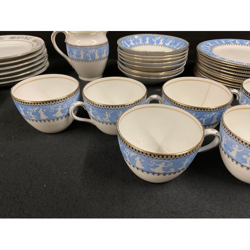 38 - BOX OF CHINA TO INCLUDE ROYAL ALBERT CROWN STAFFORDSHIRE PART TEA SET ETC