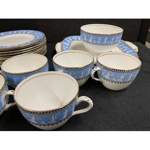 38 - BOX OF CHINA TO INCLUDE ROYAL ALBERT CROWN STAFFORDSHIRE PART TEA SET ETC