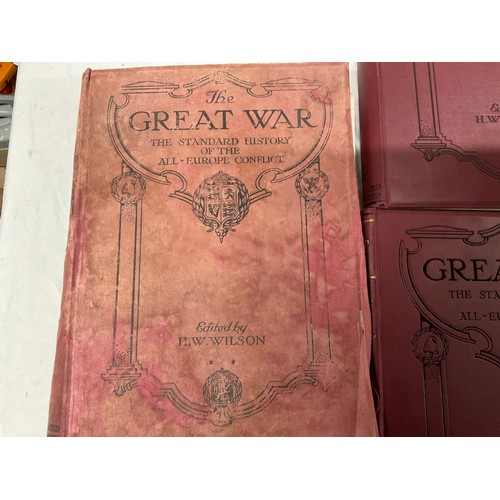 75 - 11 VOLUMES OF THE GREAT WAR