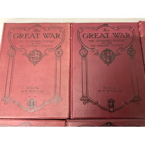 75 - 11 VOLUMES OF THE GREAT WAR