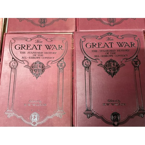 75 - 11 VOLUMES OF THE GREAT WAR