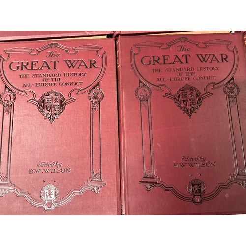 75 - 11 VOLUMES OF THE GREAT WAR