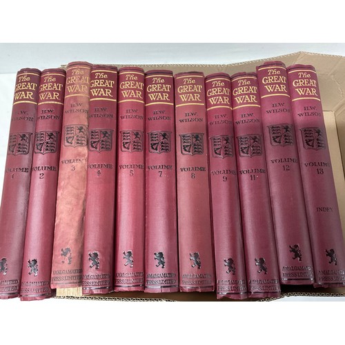 75 - 11 VOLUMES OF THE GREAT WAR