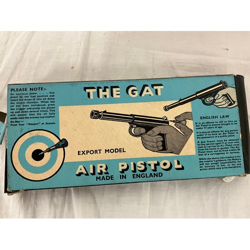 98 - VINTAGE 177 THE GAT AIR PISTOL IN ORIGINAL BOX