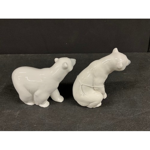 118 - 2 LLADRO POLAR BEARS