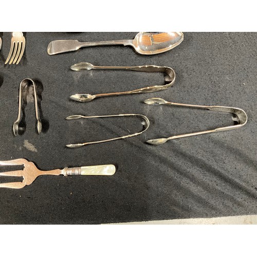 199 - BOX OF SILVER PLATED TURREENS CUTLERY ETC