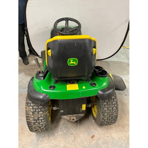 JOHN DEERE X140 AUTOMATIC PETROL TRACTOR MOWER 48