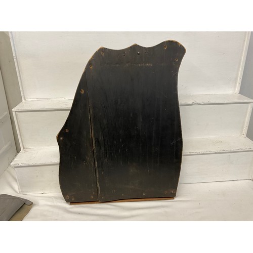64 - VINTAGE CASED ZITHER A/F - BADGED CONCERT GUITARR ZITHER