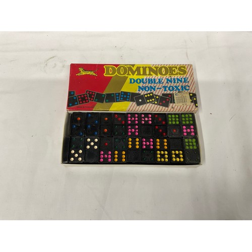 69 - BOX TO INCLUDE VINTAGE MOUSE TRAP GAME, WADDINGTON BOOBY TRAP GAME, DOMINOES, MONOPOLY ETC