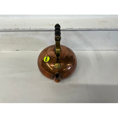 76 - 2 VICTORIAN COPPER KETTLES