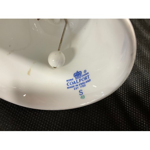 82 - BASKET TO INCLUDE QTY CHINA BELLS TO INCLUDE COALPORT, CROWN STAFFORDSHIRE, PARAGPON, ROYAL ALBERT O... 