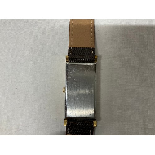 94 - VINTAGE OMEGA RARE OBLONG 2 POSITION ADJUSTABLE CALIBRE 602 WRIST WATCH