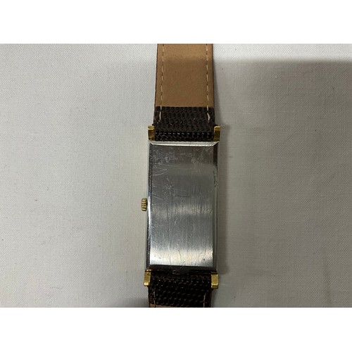 94 - VINTAGE OMEGA RARE OBLONG 2 POSITION ADJUSTABLE CALIBRE 602 WRIST WATCH