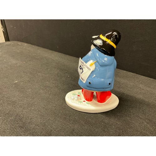 97 - FOUR COALPORT PADDINGTON BEAR FIGURES