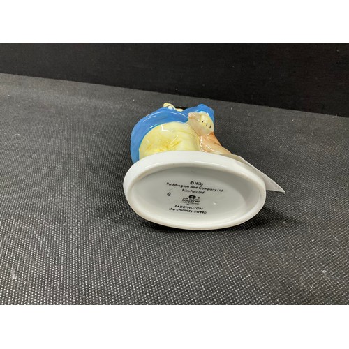 97 - FOUR COALPORT PADDINGTON BEAR FIGURES