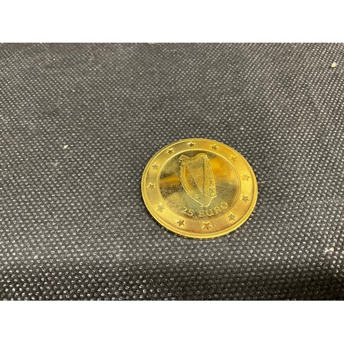 102 - ONE 10 EURO COIN FOUR 20 EURO COINS AND THREE 25 EURO COINS
