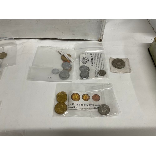 103 - A QUANTITY OF MIXED FOREIGN COINAGE