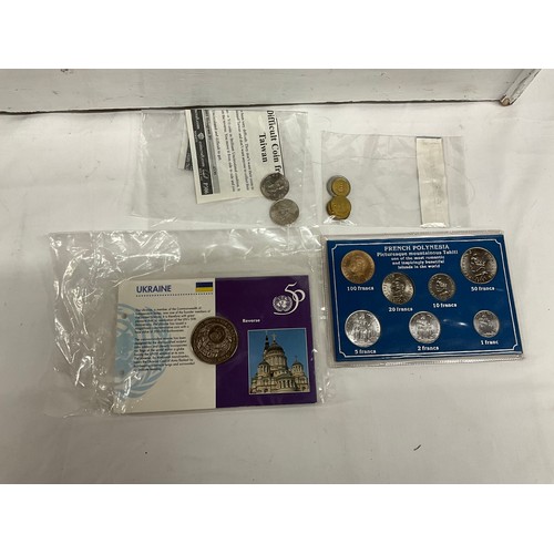 103 - A QUANTITY OF MIXED FOREIGN COINAGE