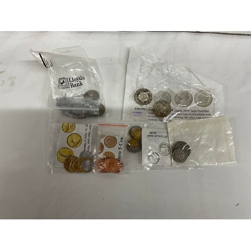 103 - A QUANTITY OF MIXED FOREIGN COINAGE