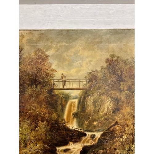 115 - PAIR OF UNFRAMED OILS ON CANVAS SIGNED E PRIESTLY, DHOON GLEN ISLE OF MAN, GLEN MEAY ISLE OF MAN H24... 