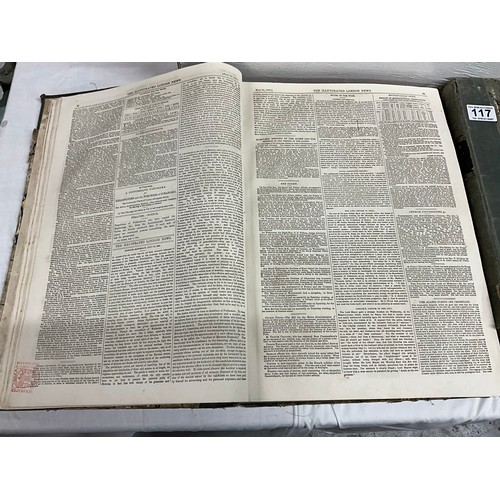 117 - ILLUSTRATED LONDON NEWS JANUARY TO JUNE 1855 AND ILLUSTRATED LONDON NEWS JULY TO DECEMBER 1854