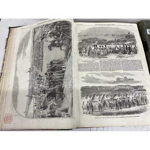 117 - ILLUSTRATED LONDON NEWS JANUARY TO JUNE 1855 AND ILLUSTRATED LONDON NEWS JULY TO DECEMBER 1854