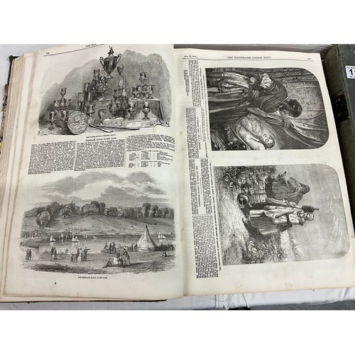 117 - ILLUSTRATED LONDON NEWS JANUARY TO JUNE 1855 AND ILLUSTRATED LONDON NEWS JULY TO DECEMBER 1854