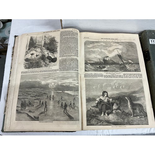 117 - ILLUSTRATED LONDON NEWS JANUARY TO JUNE 1855 AND ILLUSTRATED LONDON NEWS JULY TO DECEMBER 1854