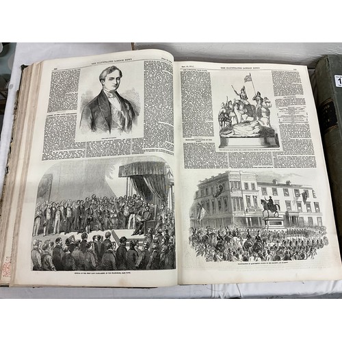 117 - ILLUSTRATED LONDON NEWS JANUARY TO JUNE 1855 AND ILLUSTRATED LONDON NEWS JULY TO DECEMBER 1854