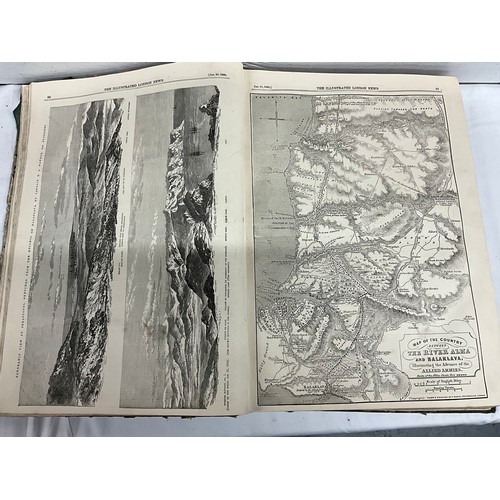 117 - ILLUSTRATED LONDON NEWS JANUARY TO JUNE 1855 AND ILLUSTRATED LONDON NEWS JULY TO DECEMBER 1854